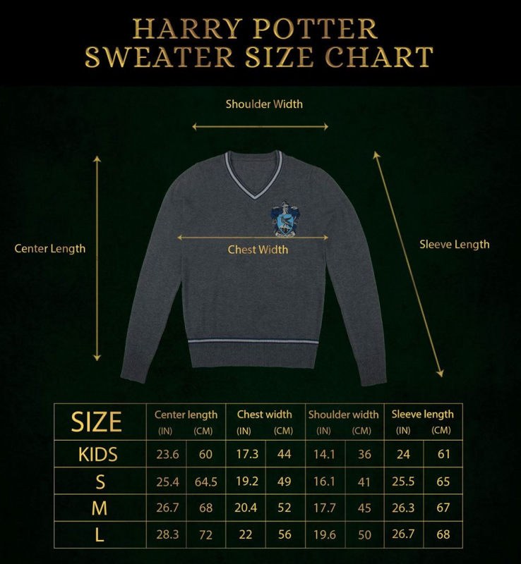 Harry Potter Knitted Sweater Ravenclaw Size S 4