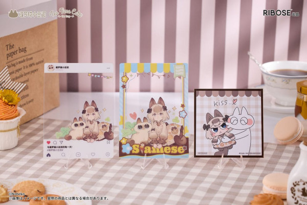 Decorated Life Collection PVC Statue Tea Time Cats x Siamese Cat Azuki-san Friendship Collaboration 8