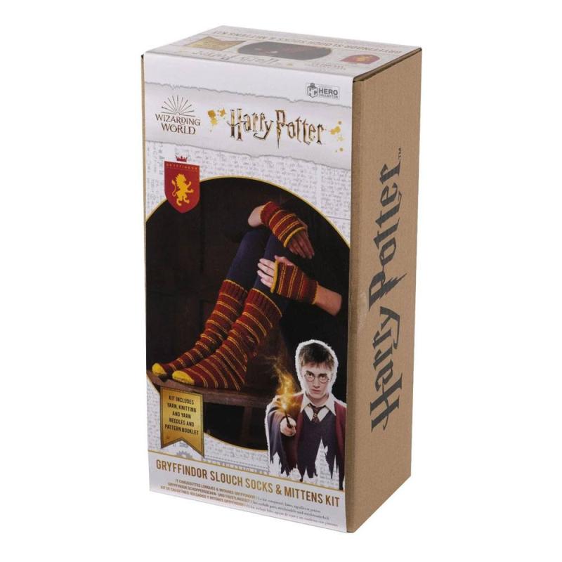 Harry Potter Knitting Kit Slouch Socks and Mittens Gryffindor