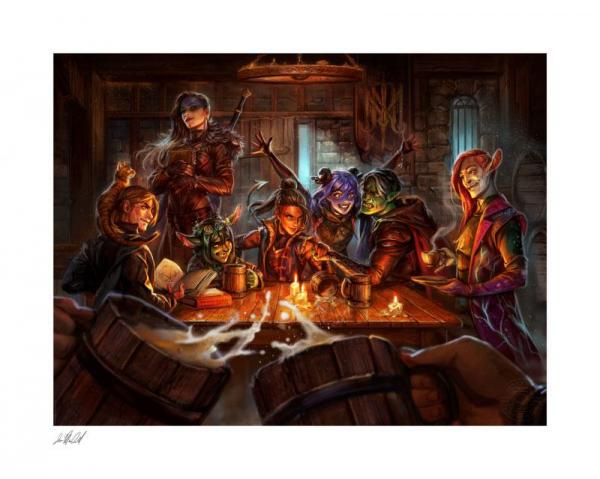 Critical Role: The Mighty Nein This is How We Roll! - Art Print x 57 cm - Sideshow