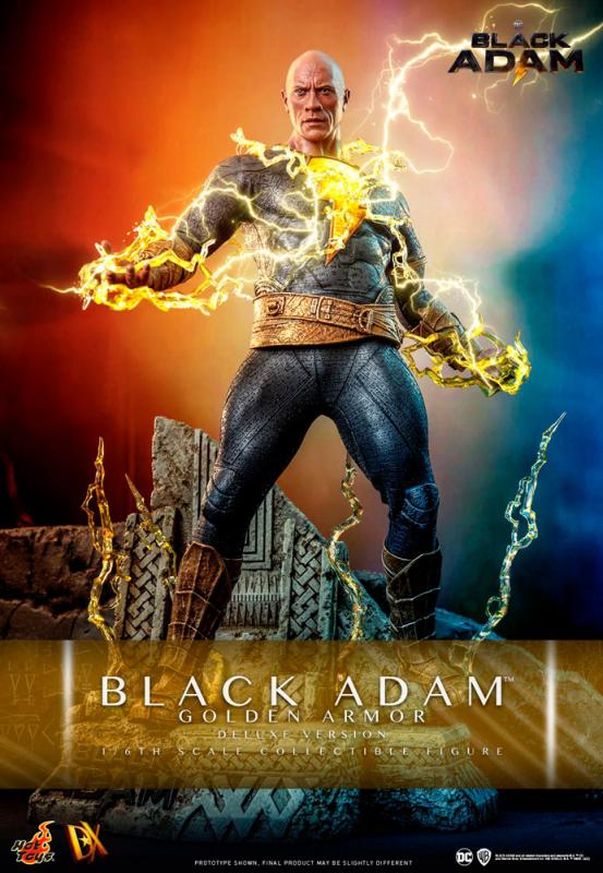 Black Adam: Black Adam (Golden Armor) Deluxe Version 1/6 DX Action Figure - Hot Toys