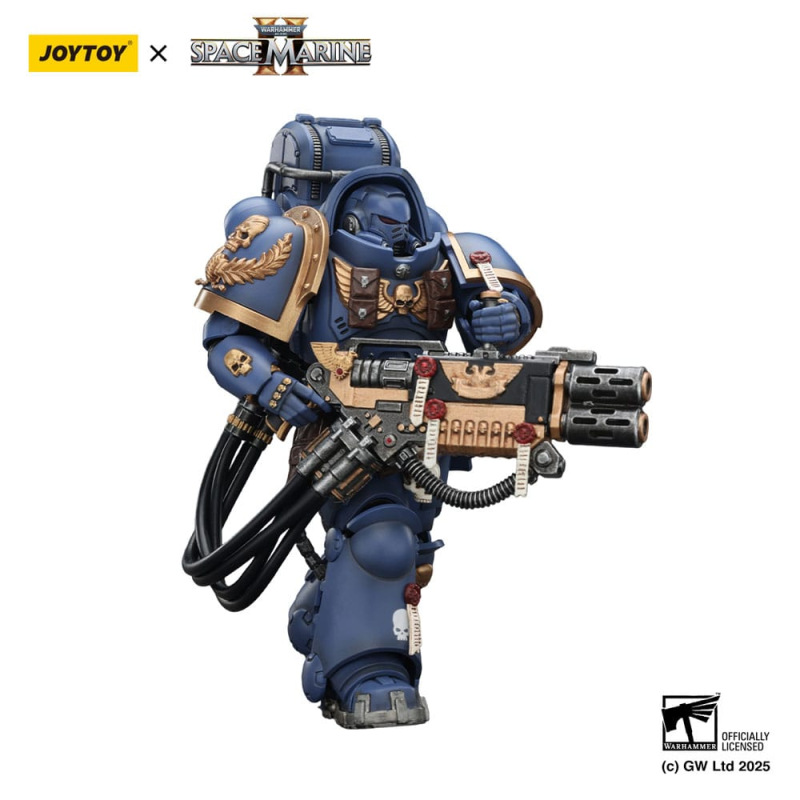 Warhammer 40,000: Space Marine 2 Action Figure Ultramarines Heavy Artificer Armor with Relic Multi-M 9