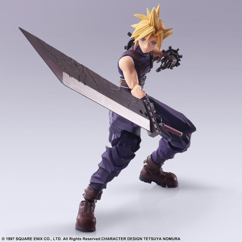 Final Fantasy VII Bring Arts Action Figure Cloud Strife Digital Plus Edition 15 cm 3