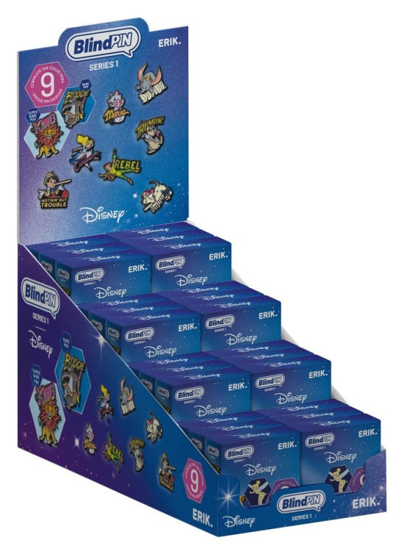 Disney Classics Pin Badges Series 1 Display (24)