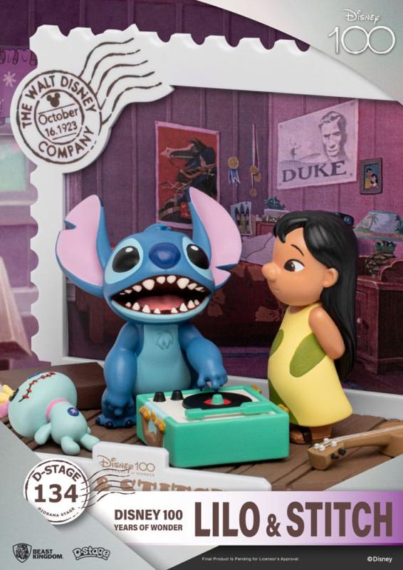 Disney 100 Years of Wonder D-Stage PVC Diorama Lilo & Stitch 10 cm 4