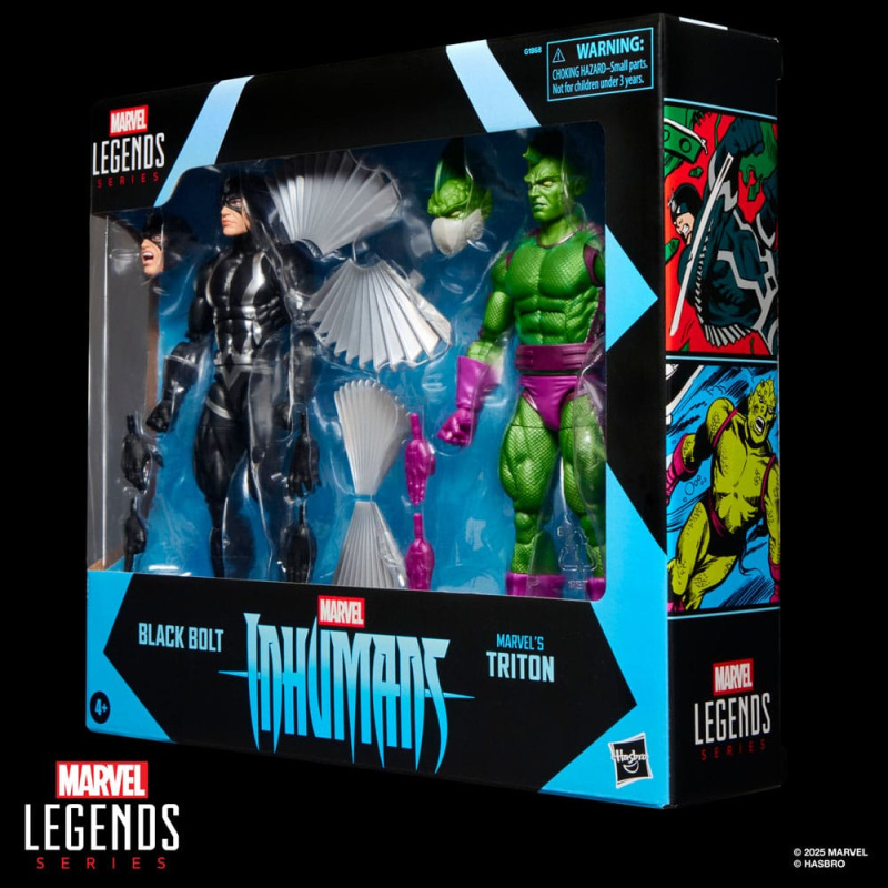 Inhumans Marvel Legends Action Figure 2-Pack Black Bolt & Marvel's Triton 15 cm 2
