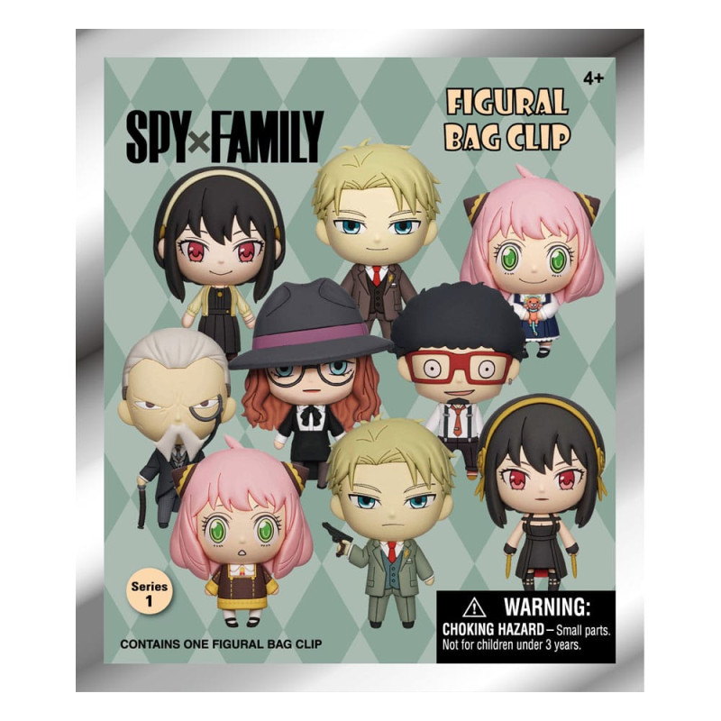 Spy x Family 3D Foam Bag Clips Series 1 Display (24) 2