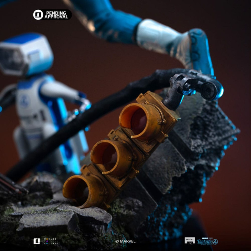Fantastic Four Art Scale Statue 1/10 Mr. Fantastic and H.E.R.B.I.E 26 cm 5