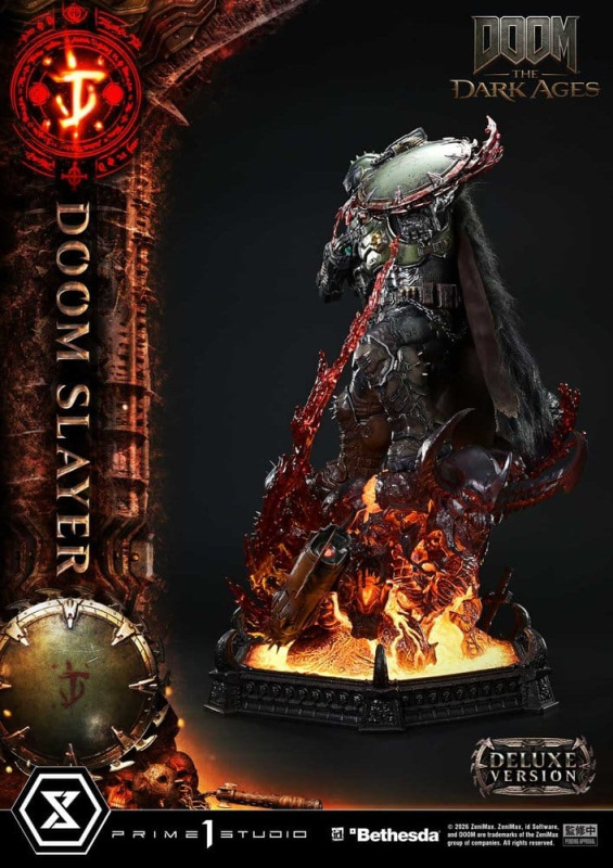 DOOM: The Dark Ages Ultimate Premium Masterline Series Statue 1/4 DOOM Slayer Deluxe Version 77 cm 12