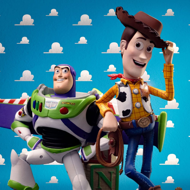 Toy Story Deluxe Art Scale Statue 1/10 Buzz & Woody 38 cm 3