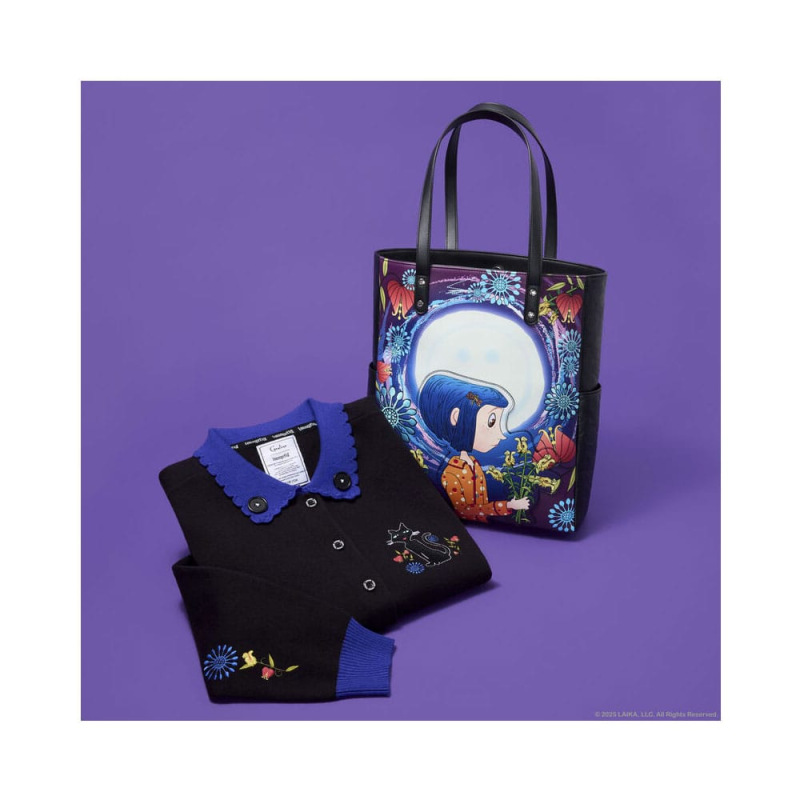 Pixar by Loungefly Cardigan Unisex Collared Cat Dragonfly Size L 3