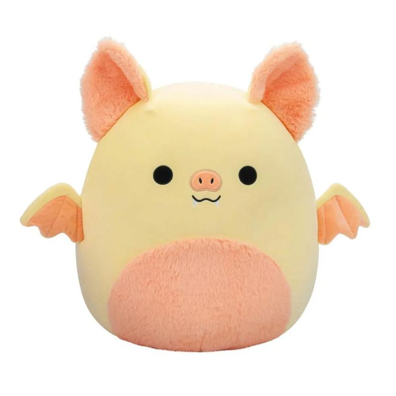 Squishmallows Plush Figure Cream and Pink Bat with Fuzzy Belly Meghan 40 cm