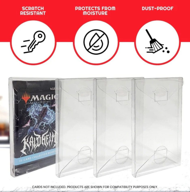 PET Protectors 10-Pack for Booster, Magic, Yu-Gi-Oh Cards 2