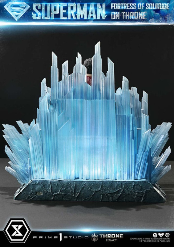 DC Comics Throne Legacy Collection Statue Statue 1/4 Superman Fortress of Solitude on Throne (Design 10