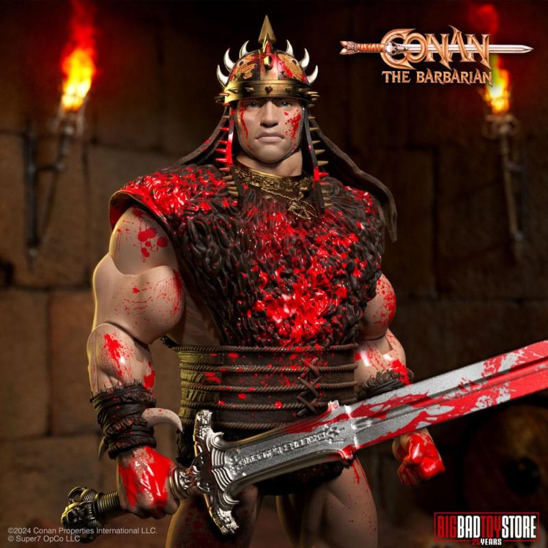 Conan the Barbarian Ultimates Action Figure Conan Blood Soaked Pit Fighter 18 cm