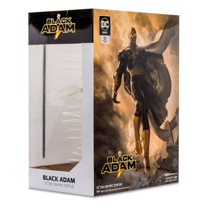 DC Black Adam Movie Posed PVC Statue Black Adam by Jim Lee 30 cm 9