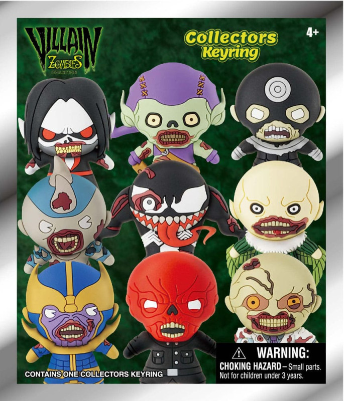 Marvel 3D PVC Bag Clips Series 1 Zombies Display (24) 1