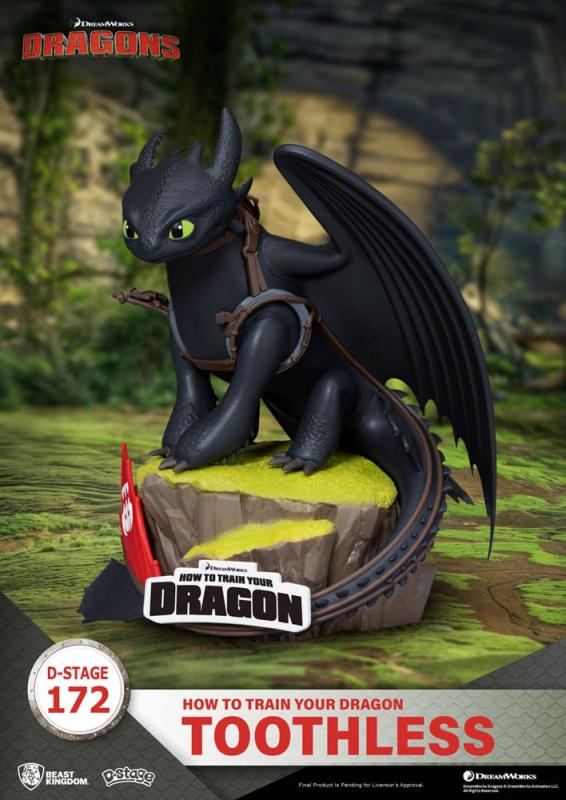 How To Train Your Dragon D-Stage PVC Diorama toothless Statue 14 cm 1