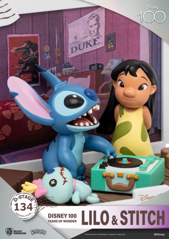 Disney 100 Years of Wonder D-Stage PVC Diorama Lilo & Stitch 10 cm 5