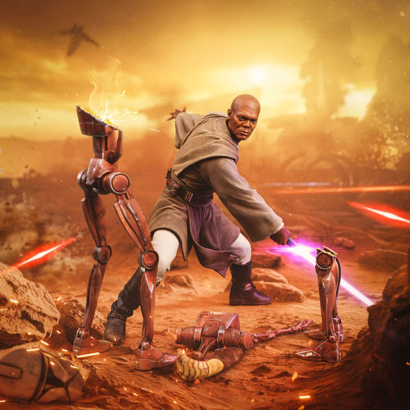 Star Wars Art Scale Statue 1/10 Mace Windu 18 cm 6