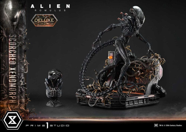 Alien: Romulus Museum Masterline XL Statue 1/3 Scorched Xenomorph Deluxe Bonus Version 98 cm 7