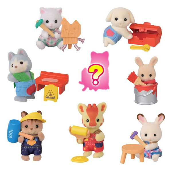 Sylvanian Families: Construction site baby friends Surprise Bag figure 5 cm Display (16) 1