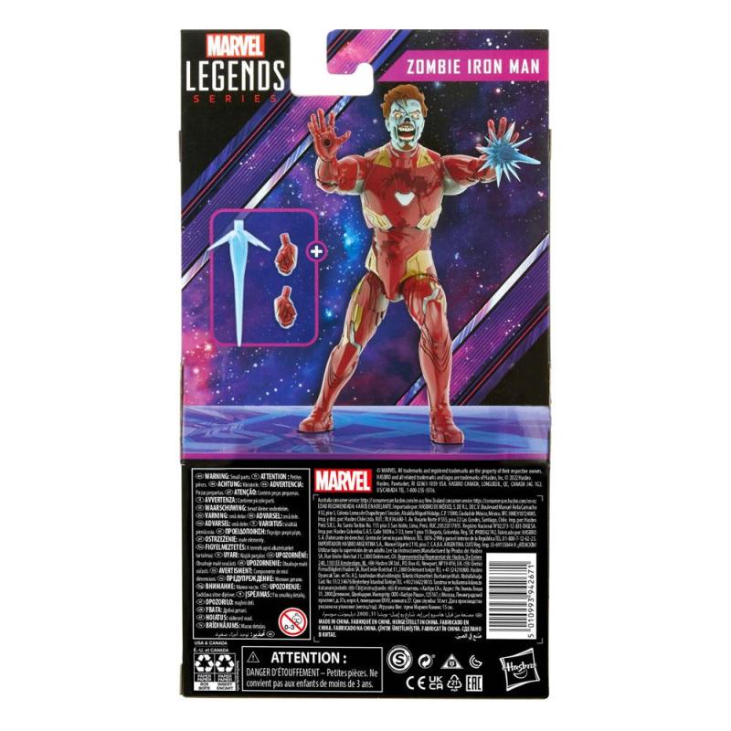 What If...?: Zombie Iron Man 15 cm Khonshu BAF Marvel Legends Action Figure - Hasbro