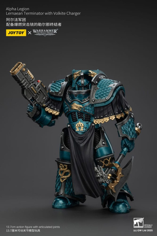 Warhammer The Horus Heresy Action Figure Alpha Legion Lernaean Terminator with Volkite Charger 20 cm 3