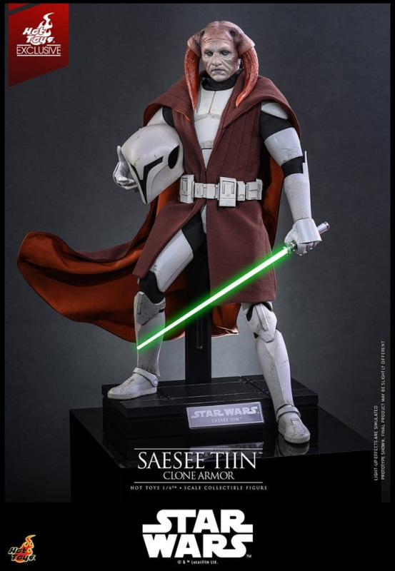 Star Wars: The Clone Wars Television Masterpiece Action Figure 1/6 Saesee Tiin (Clone Armor) (Hot To 2