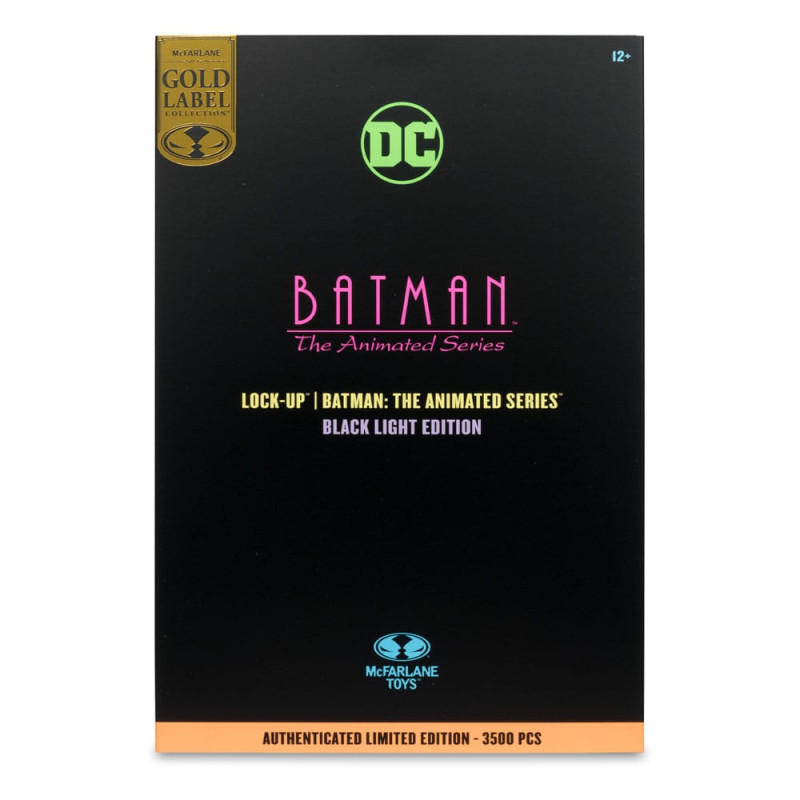 Batman: The Animated Series DC Direct Build-A Action Figures Wave 5 Lock-Up Black Light Edition (Gol 7