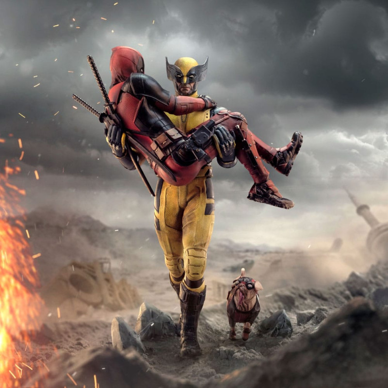 Deadpool Deluxe Art Scale Statue 1/10 Deadpool & Wolverine 21 cm 12