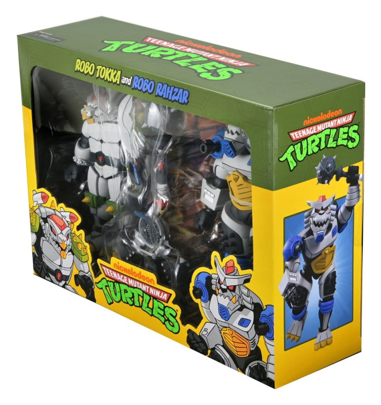 Teenage Mutant Ninja Turtles (1987 Cartoon) 2-Pack Action Figures Robo Tokka and Rahzar 18 cm 1