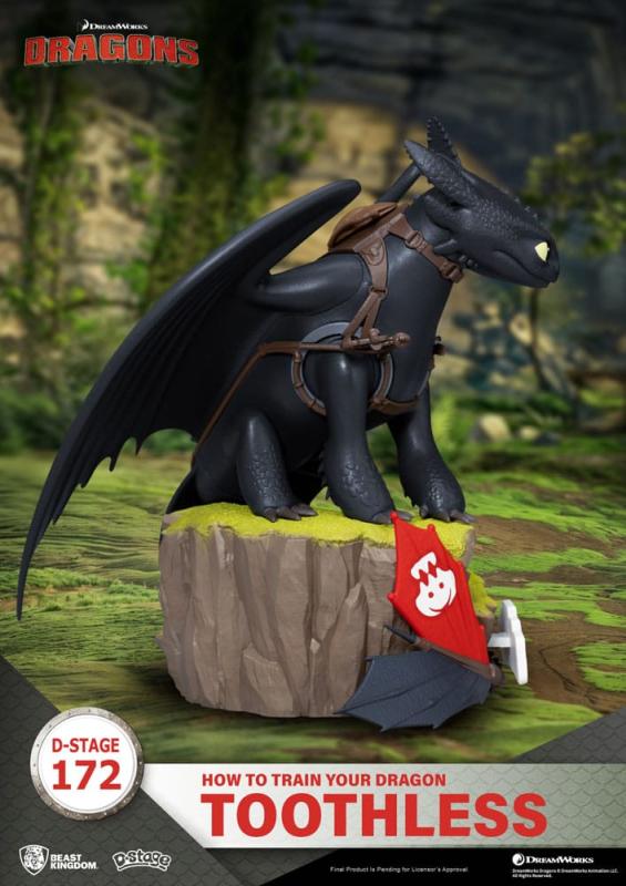 How To Train Your Dragon toothless Statue 14 cm 2