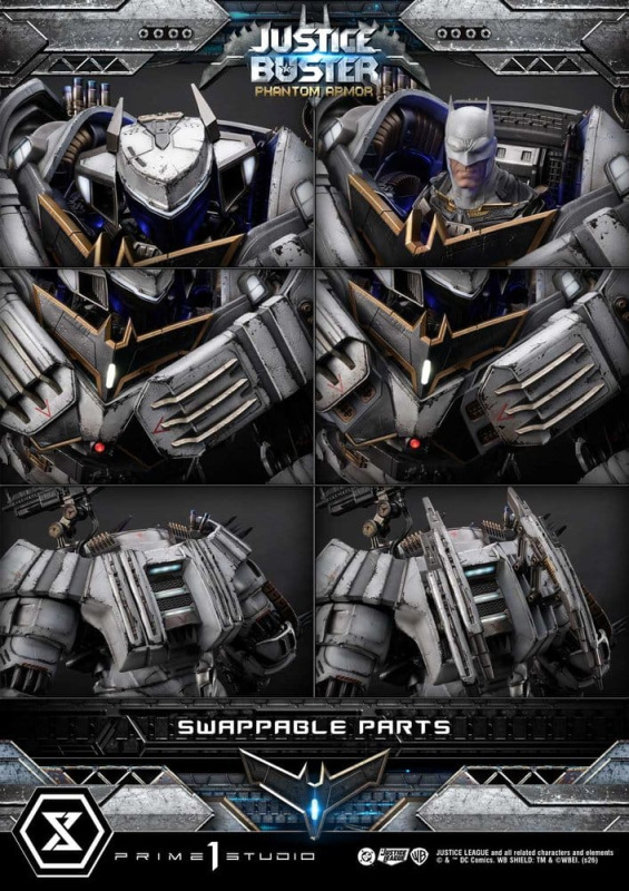 DC Comics Ultimate Museum Masterline Statue Justice Buster: Phantom Armor (Design By Josh Nizzi) Ult 14