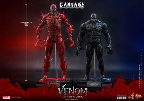 Venom: Let There Be Carnage Movie Masterpiece Series PVC Action Figure 1/6 Carnage Deluxe Ver. 43 cm