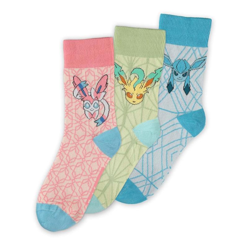 Pokémon Socks 3-Pack Eevee Evolution 3.0 39-42