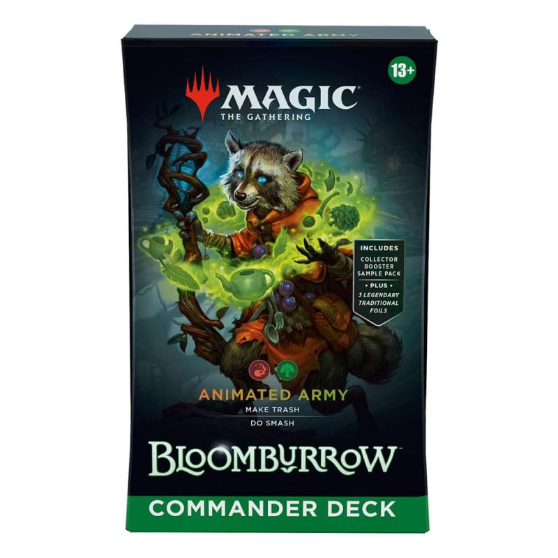 Magic the Gathering Bloomburrow Commander Decks Display (4) english