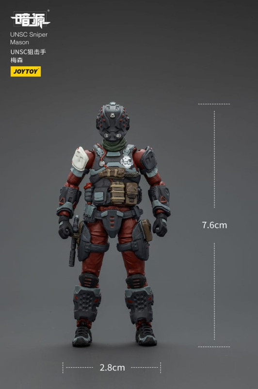 UNSC Dark Source Action Figur Sniper Mason 7 cm 1