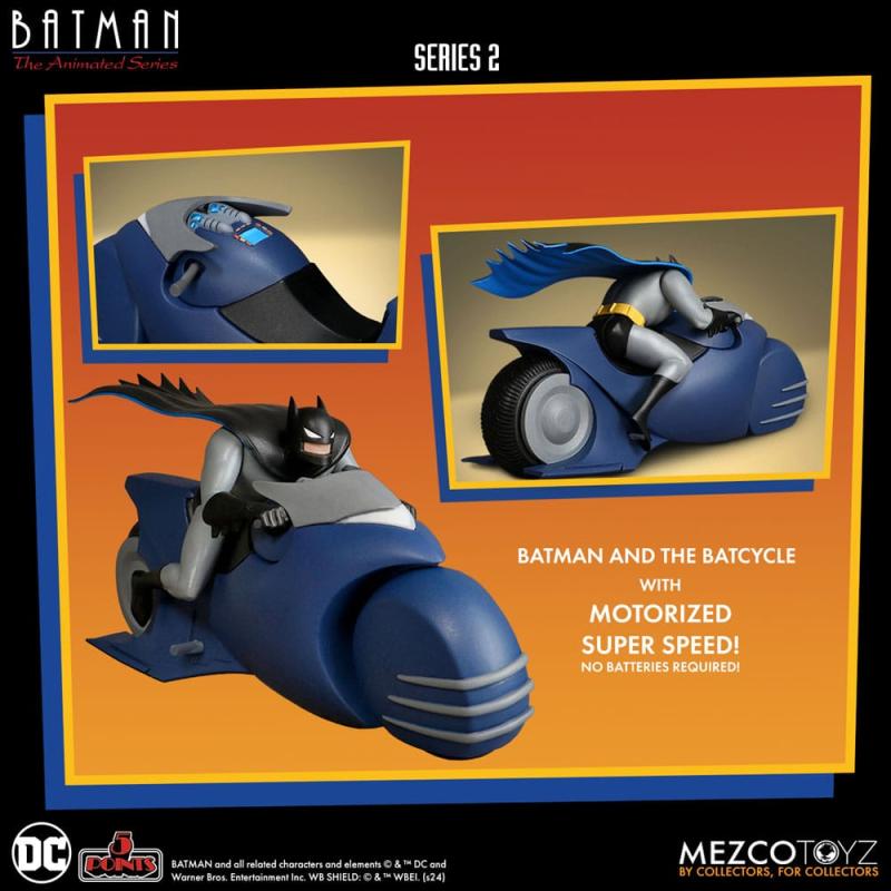 Batman the Animated Series 2 5 Points Action Figure Batman & Batcycle 10 cm 2