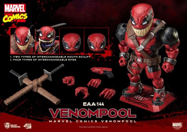 Marvel Comics: Venompool 21 cm Egg Attack Action Action Figure - Beast Kingdom Toys