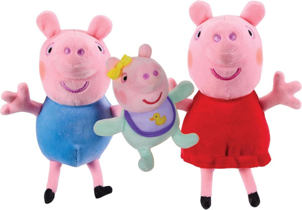 Peppa Pig Plush figures 3er Pack 4