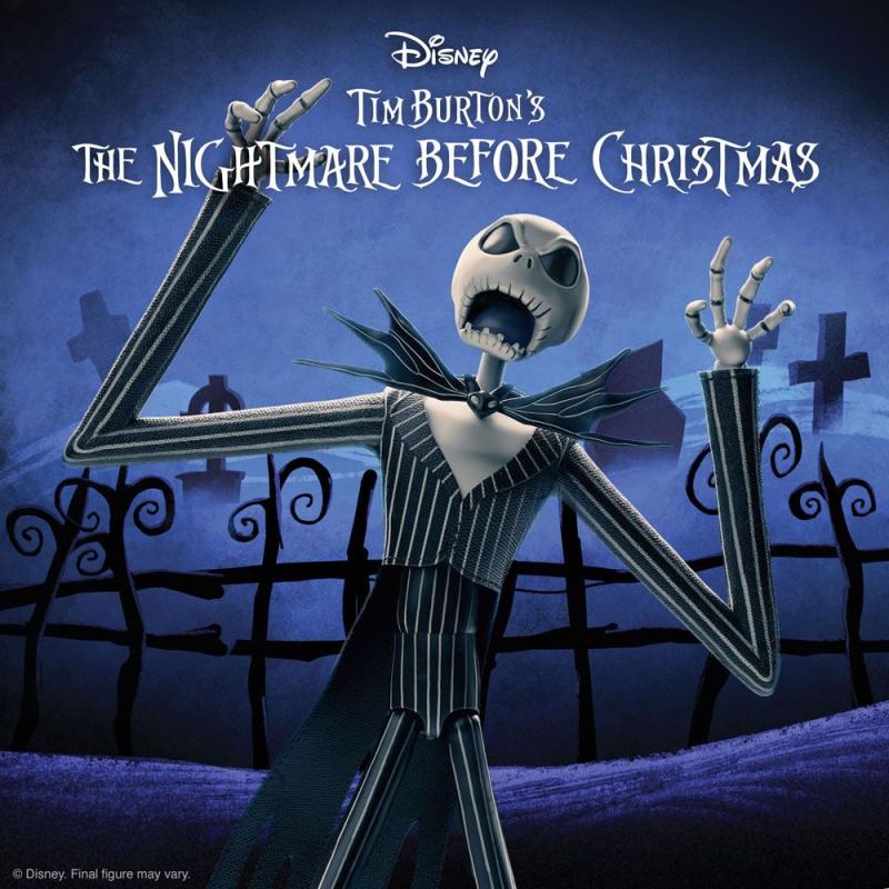 Nightmare Before Christmas: Jack Skellington 18 cm Disney Ultimates Action Figure - Super7