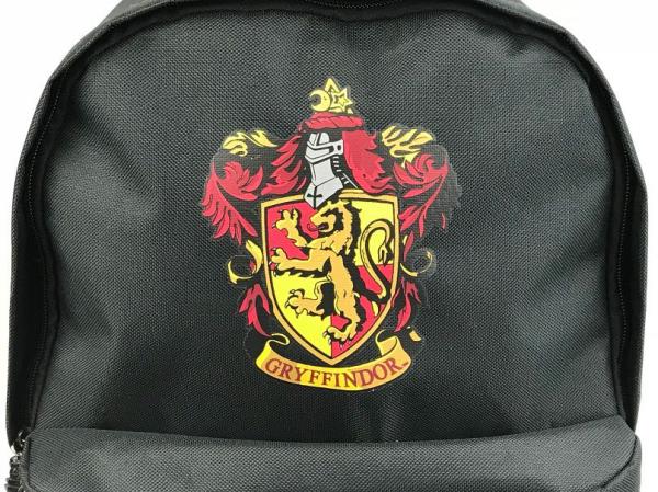 Harry Potter Backpack Gryffindor Black Burgundy