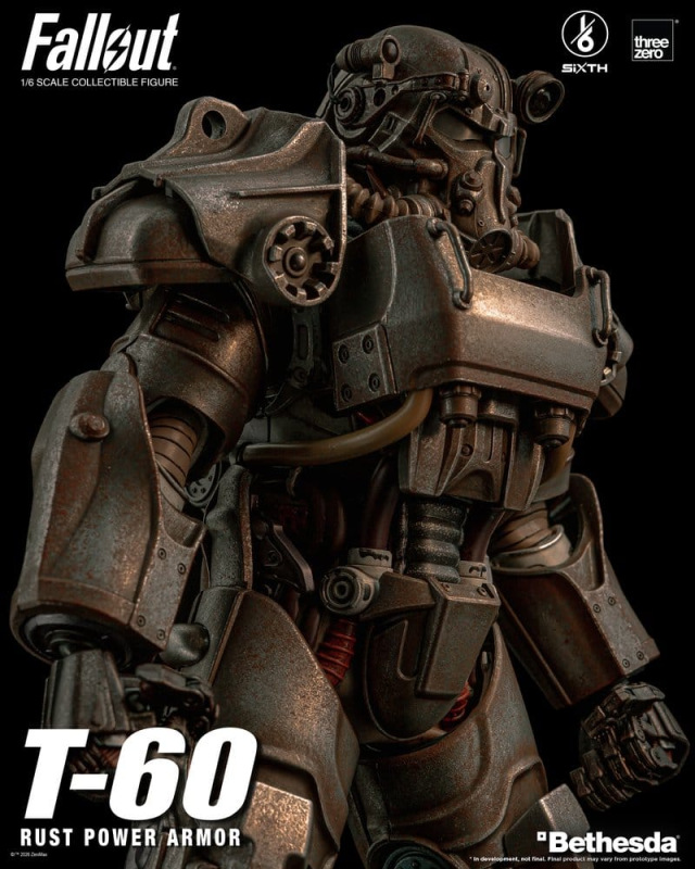 Fallout Action Figure 1/6 T-60 Rust Power Armor 12
