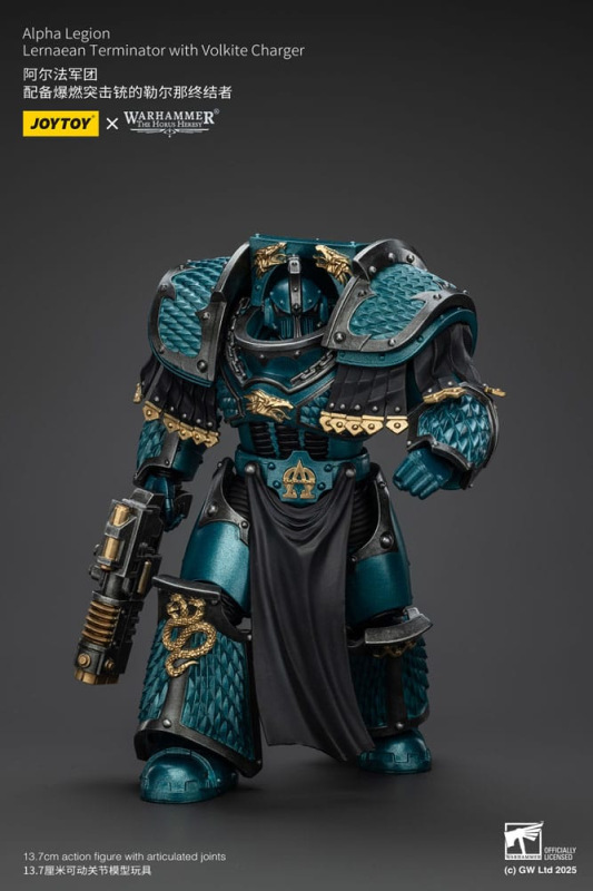 Warhammer The Horus Heresy Action Figure Alpha Legion Lernaean Terminator with Volkite Charger 20 cm 7