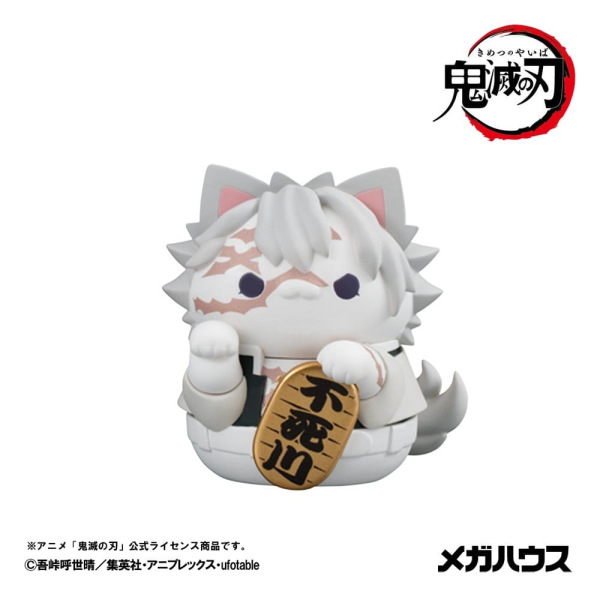 Demon Slayer: Kimetsu no Yaiba Mega Cat Project Minifigures 6 cm Demon Slayer Fortune Cats ver. 02 B 8