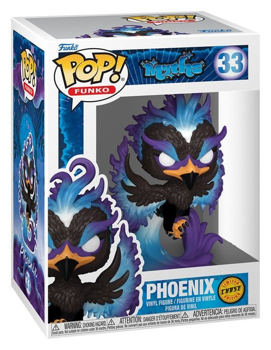 Funko-Legacy POP! Myths Vinyl Figures Phoenix w/Chase 9 cm Assortment (6) 3