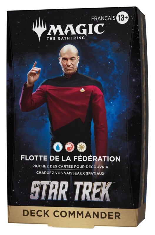 Magic the Gathering Star Trek Commander Decks Case (4) french 1