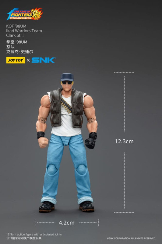 The King Of Fighters '98 Action Figure Hero Team Clark Still 12 cm 9