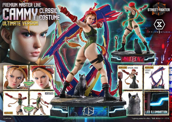 Street Fighter 6 Premium Masterline Statue 1/4 Cammy Classic Costume Ultimate Bonus Version 54 cm 8